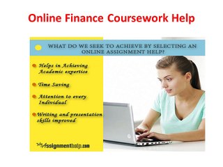 Online Finance Coursework Help