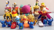Disney, Donald Duck,Disney Cars Lightning McQueen,big hero 6,Llilo and Stitch,Playzdoh suprrise eggs with a lot of toys