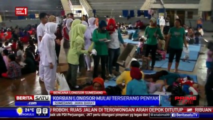 Ratusan Korban Longsor Sumedang Terserang Berbagai Penyakit