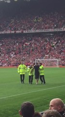There's only one Zlatan! Man United striker deals with a lookalike pitch invader in most Zlatan way possible