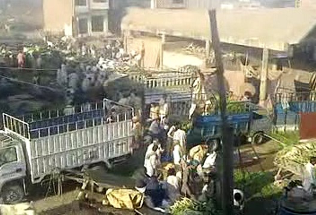 Sabzi Mandi at Faisalabad Pakistan