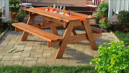 How to Build a Picnic Table with Built-in Cooler