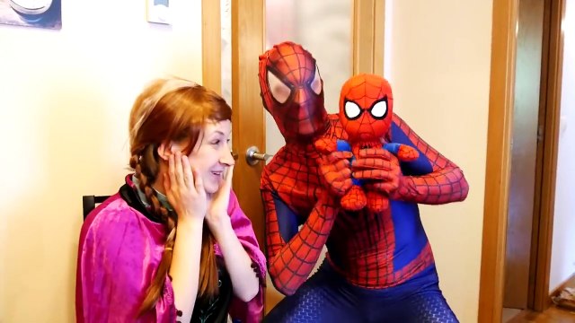 Spiderman Prank vs Frozen Elsa & Joker w_ King Kong, Spiderbaby, Princess Anna & Funny SUperhero-t0pHUS3ZbgM part 7