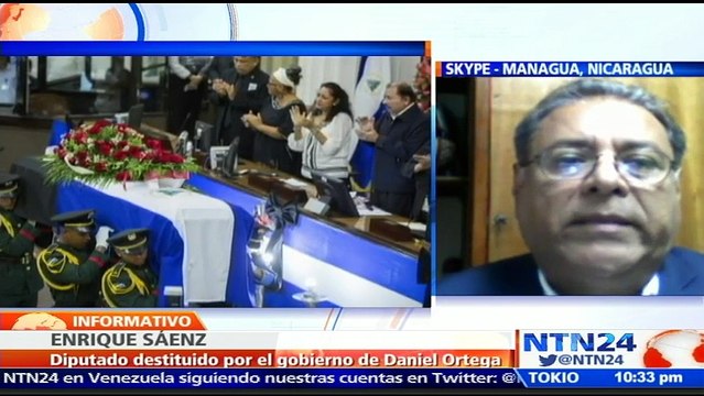 La Constitución y las leyes están pulverizadas , dice exdiputado Enrique Sáenz tras ratificación del fallecido René Núñez Téllez como presidente del Parlamento nicaragüense