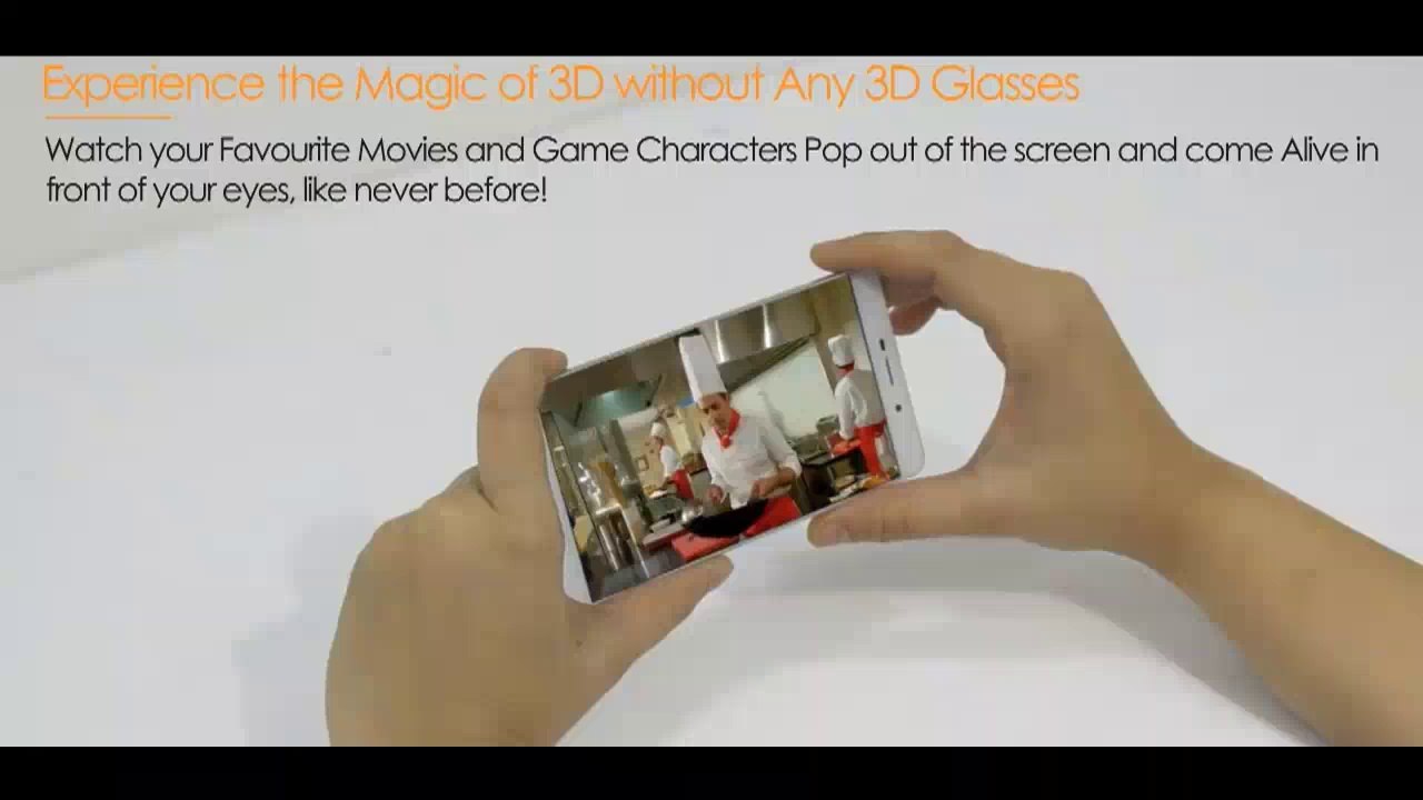 Premier Smartphone 3D Sans Lunette Full HD •World's First Glasses Free 3D Smartphone 5.5" Full HD 1920x1080p