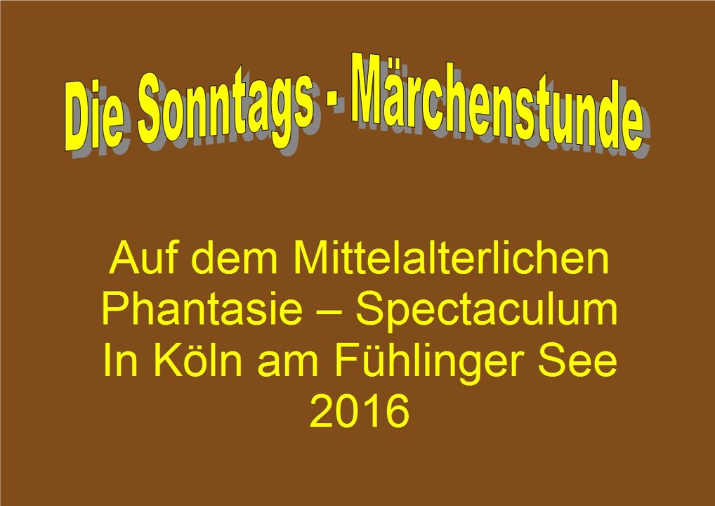 Die Sonntags - Märchenstunde auf dem MPS Köln 2016