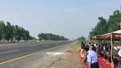 PAF Mirage On M-2 Motorway during PAF's Highmark