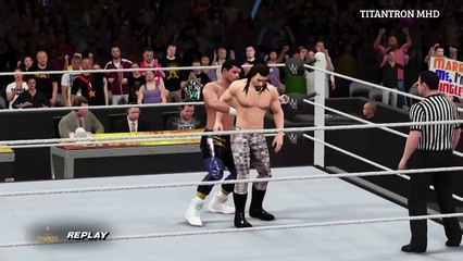 WWE 2K16 CLASH OF CHAMPIONS 2016 FULL SHOW - PREDICTION HIGHLIGHTS_4