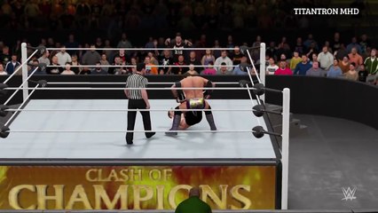 WWE 2K16 CLASH OF CHAMPIONS 2016 FULL SHOW - PREDICTION HIGHLIGHTS_13