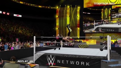WWE 2K16 CLASH OF CHAMPIONS 2016 FULL SHOW - PREDICTION HIGHLIGHTS_25