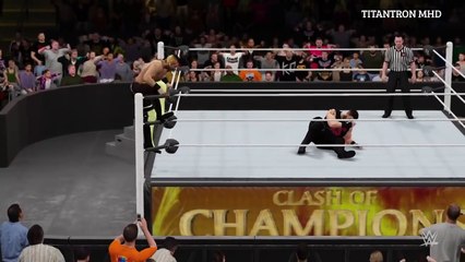 WWE 2K16 CLASH OF CHAMPIONS 2016 FULL SHOW - PREDICTION HIGHLIGHTS_26
