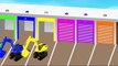 Learn Colors with Excavator for Kids & Color Garage Animation Videos for Children