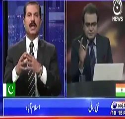 What a Shut Up Call By Shahid Latif to Indian Anchor