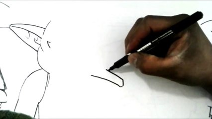 Dibujando a FROST EL EMPERADOR DEL UNIVERSO 6 DE DRAGON BALL SUPER XDEIOS