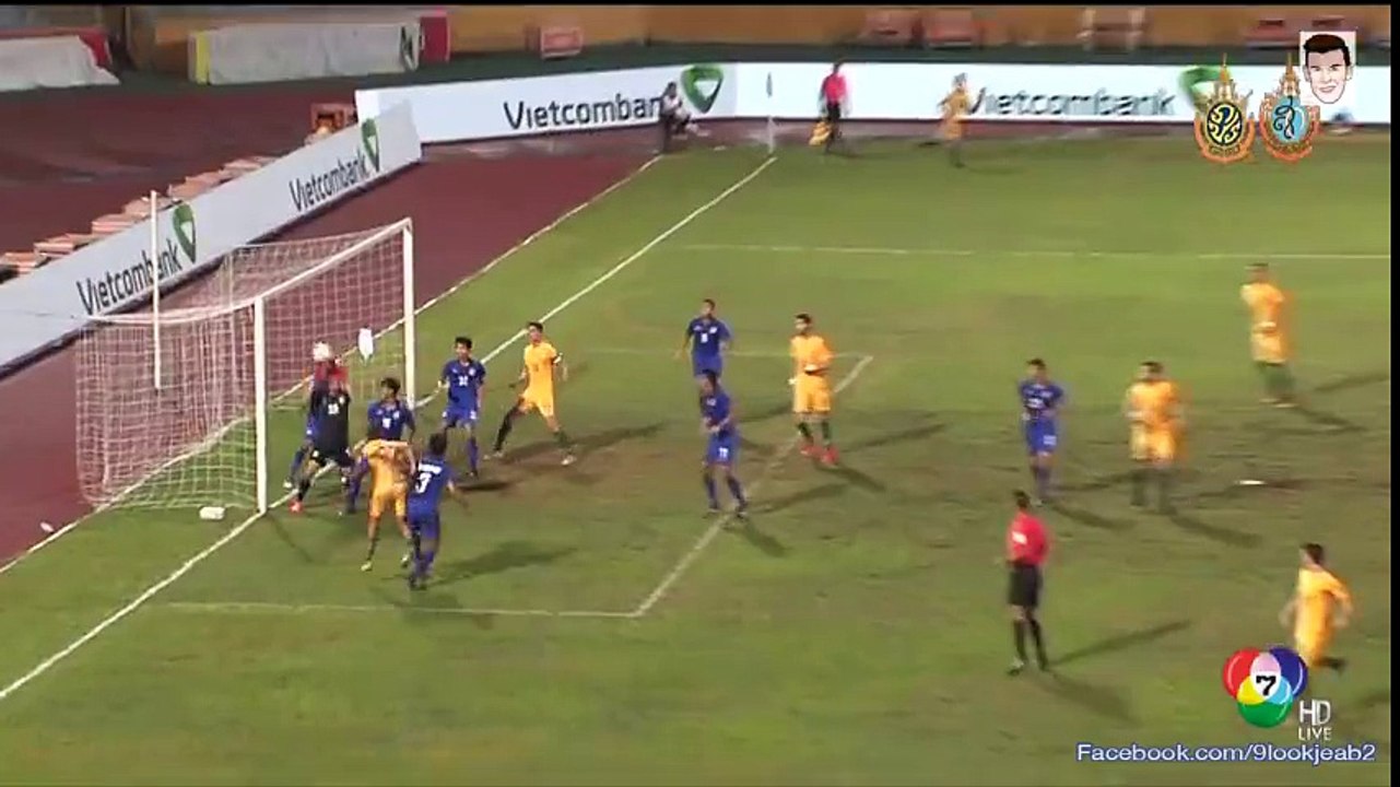 คลิปไฮไลท์ชิงแชมป์อาเซียน U-19 รอบชิง ทีมชาติไทย 1-5 ออสเตรเลีย Thailand 1-5 Australia