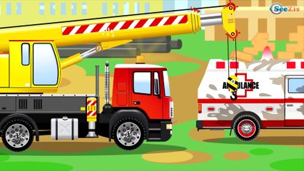 The Tow Truck and friends in Car City compilation kids videos | Trucks cartoon for kids