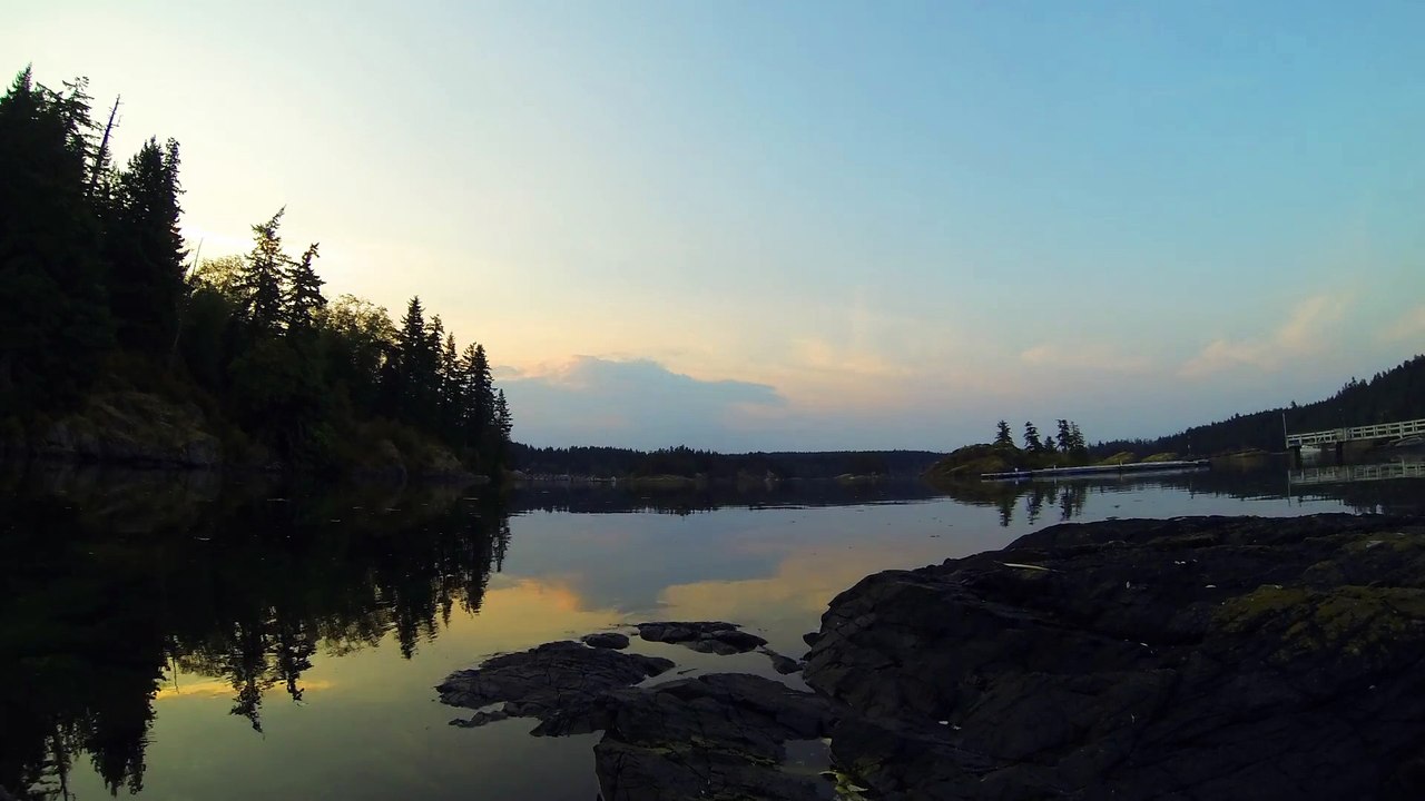 Timelapse video at a lake