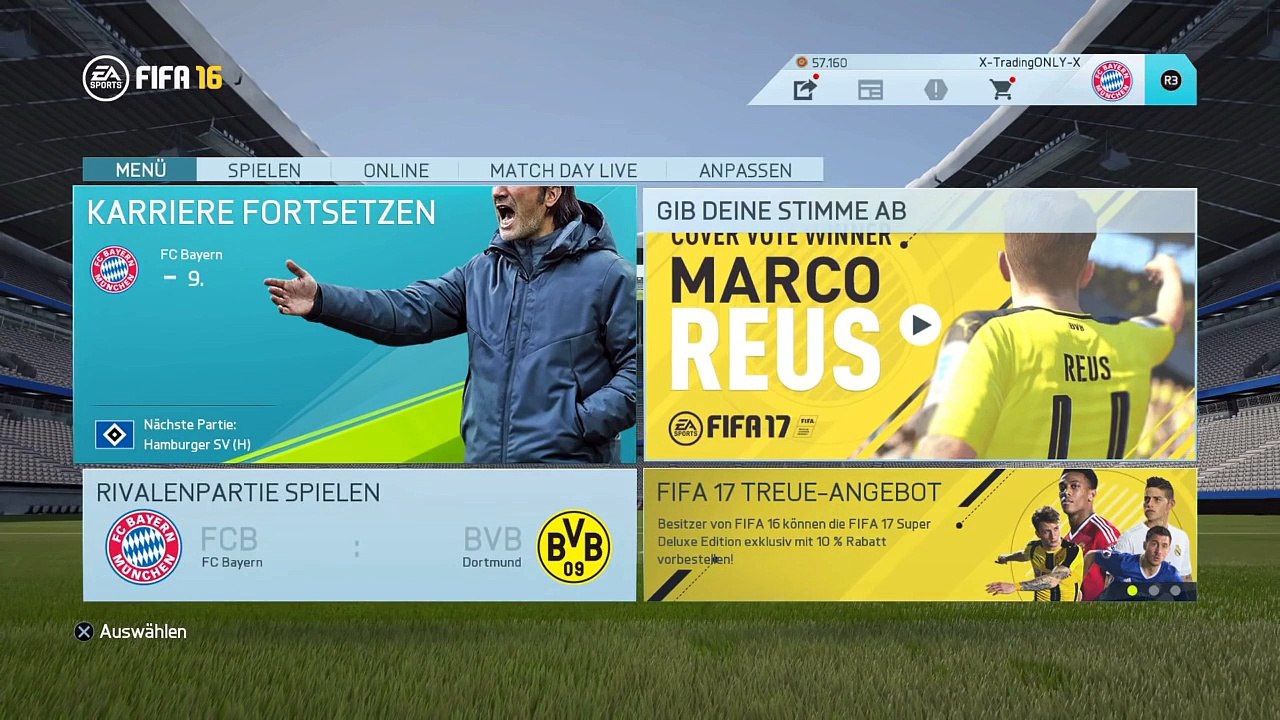 UNLIMITED GELD IM KARRIEREMODUS | FIFA 16 | [PS4-German]