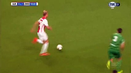 Ajax	 3-1 Zwolle Goal Dolberg 24.09.2016
