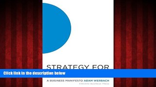 READ book  Strategy for Sustainability: A Business Manifesto  BOOK ONLINE