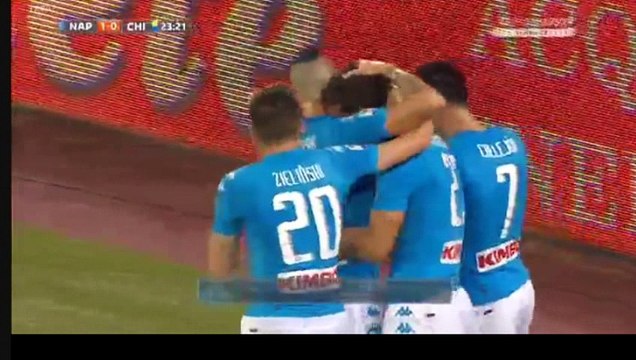 Manolo Gabbiadini GOAL Napoli 1-0	Chievo 24.09.2016