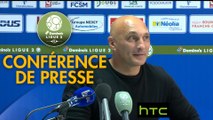 Conférence de presse FC Sochaux-Montbéliard - AC Ajaccio (1-0) : Albert CARTIER (FCSM) - Olivier PANTALONI (ACA) - 2016/2017