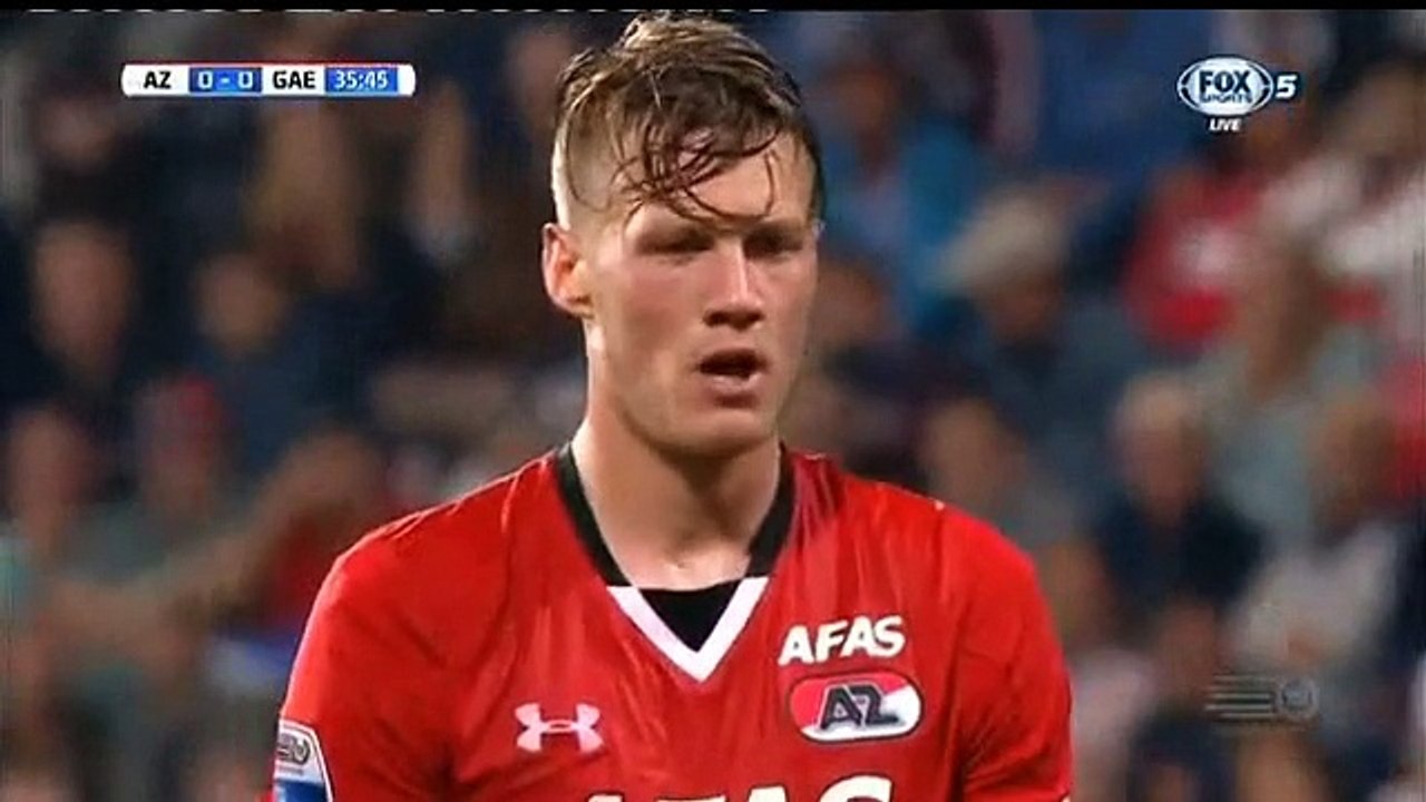 Wout Weghorst Penalty Goal HD - AZ Alkmaar 1-0 G.A. Eagles 24.09.2016