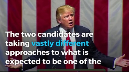 Debate prep? Hillary Clinton and Donald Trump differ on that, too