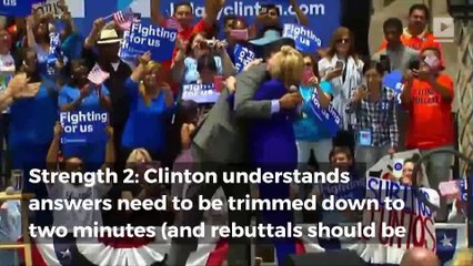 Debate prep: the strengths and weaknesses of Hillary Clinton