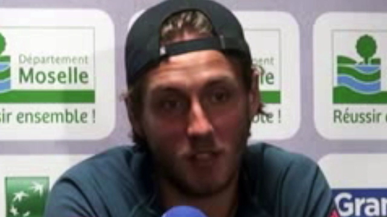 Moselle Open 2016 - Lucas Pouille : "Cette finale à Metz, ça me donne le sourire"