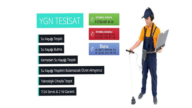 Kırmadan Su Kaçağı Tespiti - Tel :0536 603 4416 Kırmadan Su Kaçağı Bulma
