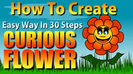 How To Create Easy Way Step By Step ... Curious Flower
