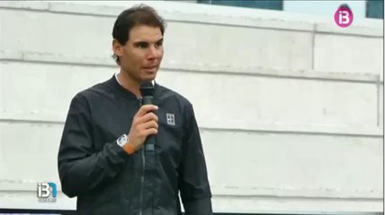 Rafa Nadal presents awards to winners of Rafa Nadal Tour 2016
