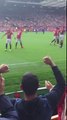 Zlatan Ibrahimovic confronted by lookalike pitch invader at Old Trafford Manchester United-Leicester