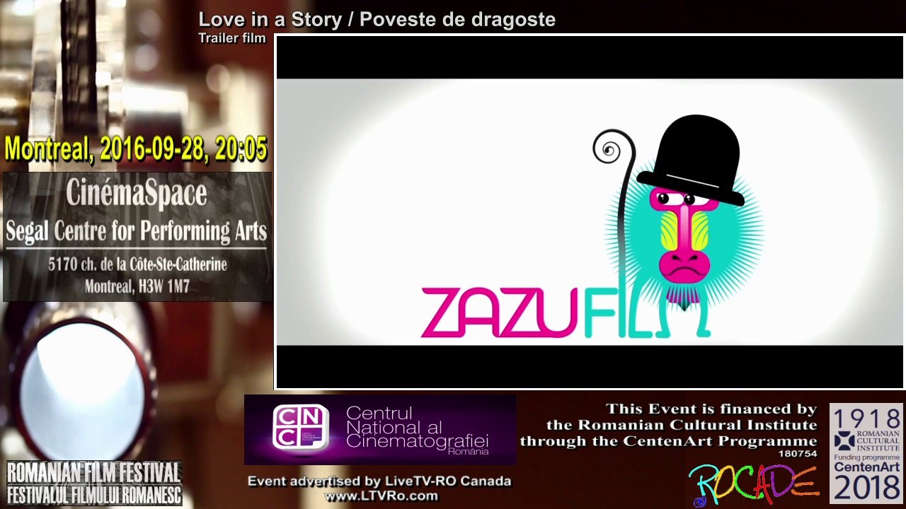 PUBLICITY | FESTIVAL DU FILM ROUMAIN - Romanian Film Festival in Canada - 2016