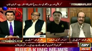 Look at the pathetic face of Zafar Ali Shah after listing worst performance of PML-N