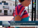 España: 7 mil profesores afectados por recortes en Andalucía