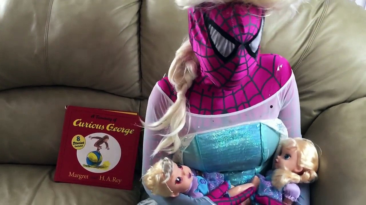 Spiderman vs Pink Spidergirl Frozen Elsa vs Joker Talent Show Disaster - Superhero Team-RTnURVGLzA4 part 1
