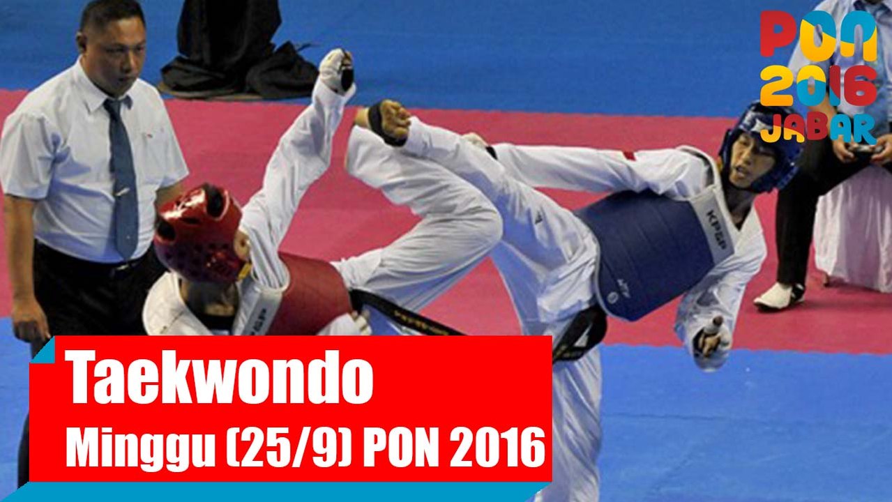 Taekwondo - Pagi, Minggu (25/9)