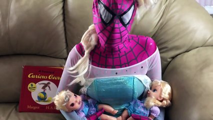 Pregnant Pink Spidergirl Frozen Elsa Ultrasound Of Bad Baby Twin Frozen Elsa! - Funny Superheroes-wV_JoZGV7Xs