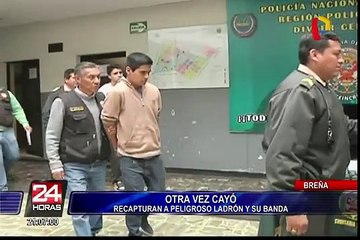 Breña: capturan a miembros de banda que robaban en viviendas