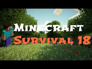 Minecraft Survival Day  9 Night Time: Lava Lake