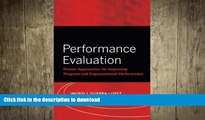 FAVORITE BOOK  Performance Evaluation: Proven Approaches for Improving Program and Organizational