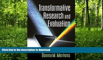 READ BOOK  Transformative Research and Evaluation FULL ONLINE