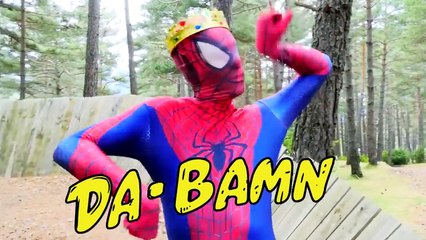 Spiderman vs Police Wanted Dead or Alive! w_ Harley Queen, Frozen Elsa & Fun Superhero In Real Life!-_2IDw1Nmr3opart 2