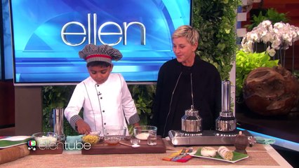 6-Year-Old Chef Kicha Cooks with Ellen