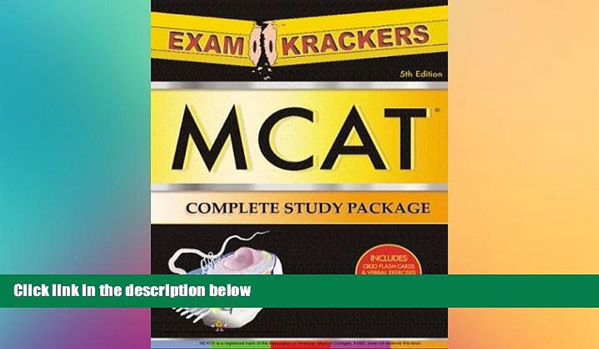 Big Deals  Examkrackers MCAT: Complete Study Package (Examkrackers)  Free Full Read Most Wanted