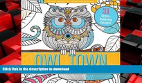 FAVORIT BOOK Owl Town Adult Coloring Book (31 stress-relieving designs) (Studio Series) FREE BOOK