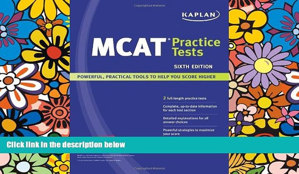 Big Deals Kaplan MCAT Practice Tests Best Seller Books Best Seller