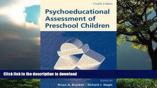 READ BOOK  Psychoeducational Assessment of Preschool Children FULL ONLINE